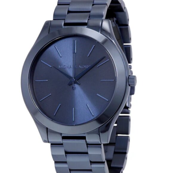 Michael Kors Navy Blue Watch - Picture 1 of 5